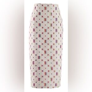 Beulah Style white pencil skirt